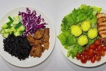 Sắp thức ăn đúng cách theo mô hình Đĩa ăn lành mạnh, tốt cho sức khỏe