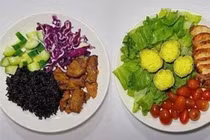 Sắp thức ăn đúng cách theo mô hình Đĩa ăn lành mạnh, tốt cho sức khỏe