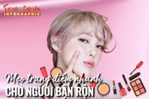 [INFOGRAPHIC] Mẹo trang điểm cho người bận rộ