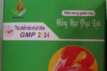 Viên giảm cân Hồng Hạc Phục Linh chứa 3 chất cấm cực độc hại