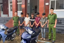 Tóm gọn nhóm thiếu niên trộm cắp xe máy liên tỉnh