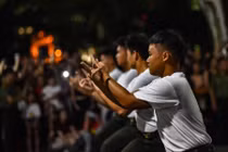 Cận cảnh màn trình diễn ấn tượng của lực lượng Cảnh vệ CAND bên hồ Gươm