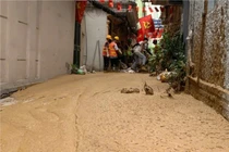 Tiếp tục xảy ra sự cố bùn nhão tại dự án metro Nhổn - Hà Nội