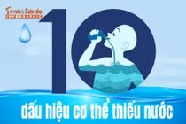 [INFOGRAPHIC] 10 dấu hiệu nhận biết cơ thể thiếu nước