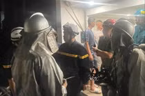 Cháy nhà ở Hà Nội khiến một người bị thương