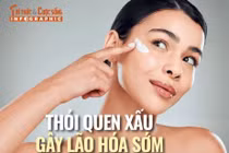 INFOGRAPHIC] Những thói quen gây lão hóa sớm