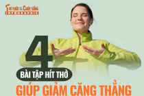 [INFOGRAPHIC] 4 bài tập thở giúp giảm căng thẳng hiệu quả