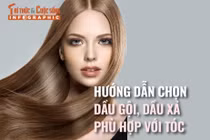 [INFOGRAPHIC] Cách chọn dầu gội, dầu xả phù hợp cho tóc