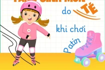 Chơi patin, bé gái 6 tuổi bị chấn thương bộ phận sinh dục