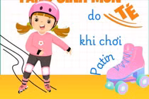Chơi patin, bé gái 6 tuổi bị chấn thương bộ phận sinh dục