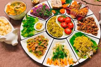 Hướng dẫn cúng rằm tháng Giêng theo phong cách 'Ngũ vị thực'