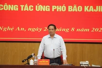 Thủ tướng Phạm Minh Chính trực tiếp chỉ đạo công tác ứng phó bão số 5 Kajiki