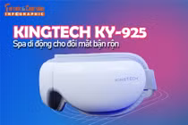 [INFOGRAPHIC] KINGTECH KY-925: Spa di động cho đôi mắt bận rộn 
