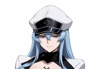 AI tái hiện Esdeath đầy quyến rũ và đáng sợ 