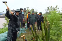 Thông tin sự cố nước tràn đê bối tại Hưng Yên do bão số 3