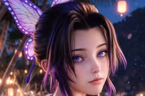 AI tái hiện Shinobu đẹp nao lòng, fans càng thêm xót xa