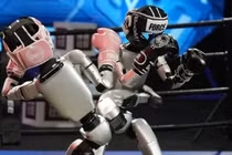 Robot giống người đầu tiên thi đấu quyền anh gây sửng sốt