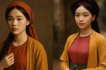 Nhan sắc Tấm Cám do AI vẽ khiến sao hạng A cũng lép vế