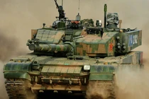 Xe tăng Type 96 của Lục quân Quân giải phóng nhân dân Trung Quốc (PLA), thuộc Tập đoàn quân 71, trong các cuộc diễn tập tháng 1