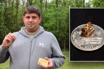 Đột nhập công viên cho phép du khách "săn" kim cương mang về