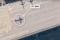 UAV Ukraine luồn sâu đánh úp máy bay săn ngầm IL-38N Nga thế nào?