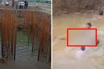 Tắm ở hố nước mưa trong công trường, 4 trẻ đuối nước tử vong