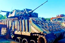 “Hàng lạ” trên chiếc M2 Bradley mà Nga thu giữ được 