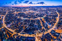 Choáng ngợp thủ đô Moscow nhìn từ trên cao