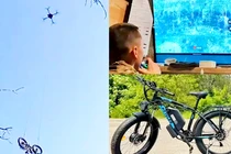 Ukraine dùng UAV thả xe đạp điện cứu binh sĩ bị bao vây