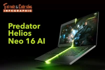 [INFO] Predator Helios Neo 16 AI, Laptop gaming RTX 5060 tối ưu cho game thủ