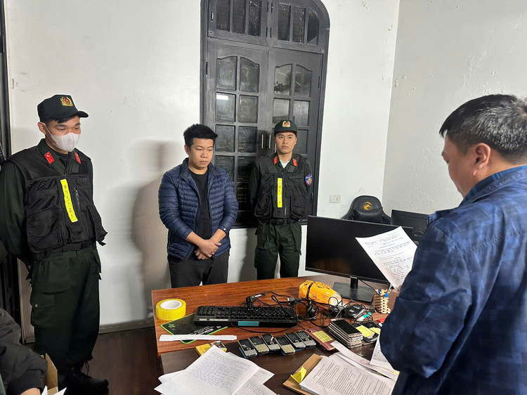 Bac Giang: Triet pha duong day danh bac truc tuyen hon 500 ty dong