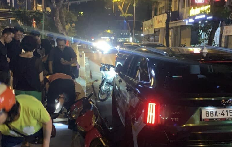 Hiện trường vụ tai nạn.