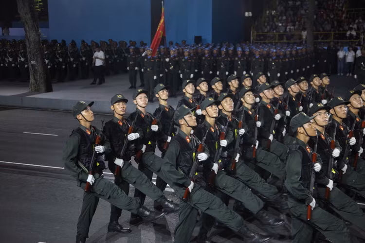 An tuong man dieu binh dem so duyet cua luc luong Cong an nhan dan-Hinh-10