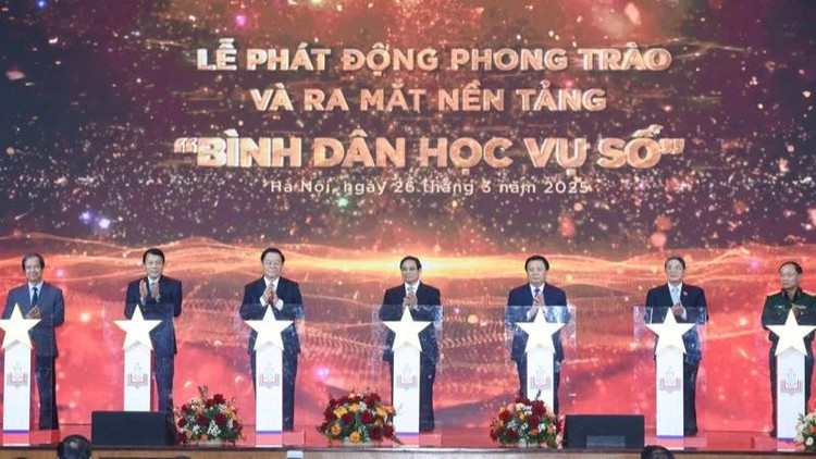 Thu tuong phat dong phong trao “Binh dan hoc vu so“