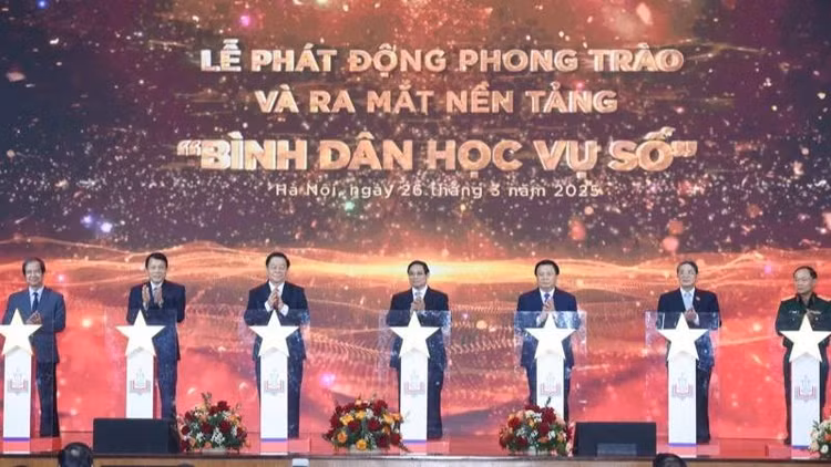 Thủ tướng phát động phong trào “Bình dân học vụ số“ Thu tuong phat dong phong trao “Binh dan hoc vu so“