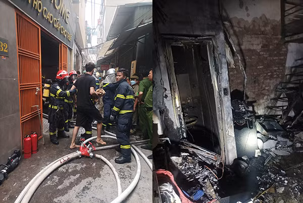 Hà Nội: Nhà 5 tầng cháy lớn, giải cứu 3 người bị mắc kẹt Ha Noi: Nha 5 tang chay lon, giai cuu 3 nguoi bi mac ket