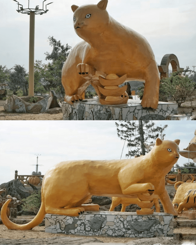 Linh vật mèo Tết 2023 “trình làng” vô số kiểu tạo hình độc, lạ - Hình 10 Linh vat meo Tet 2023 “trinh lang” vo so kieu tao hinh doc, la-Hinh-10