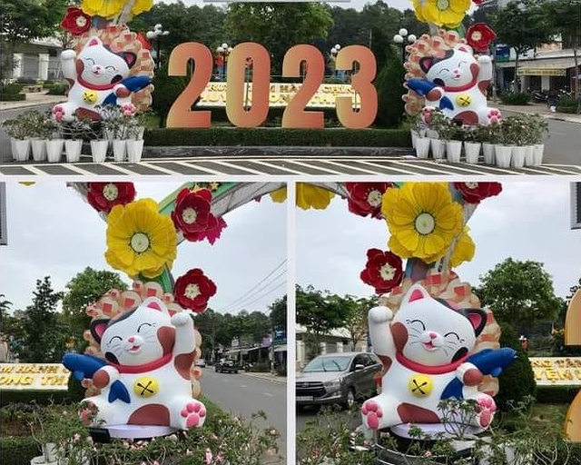 Linh vật mèo Tết 2023 “trình làng” vô số kiểu tạo hình độc, lạ - Hình 14 Linh vat meo Tet 2023 “trinh lang” vo so kieu tao hinh doc, la-Hinh-14