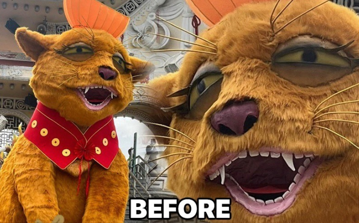 Linh vat meo Tet 2023 “trinh lang” vo so kieu tao hinh doc, la-Hinh-7