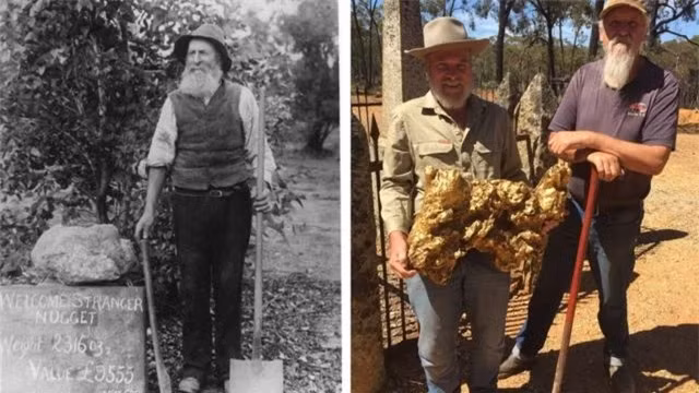 Dao duoc tang vang 72kg, 2 tho mo choang vang suyt ngat