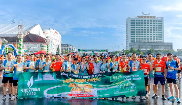 PV GAS toa sang tai giai Marathon Ca Mau 2024 – Cup Petrovietnam