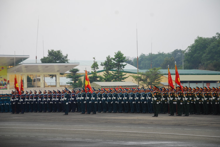 Hinh anh ngay dau hop luyen dieu binh ky niem dai le 30/4