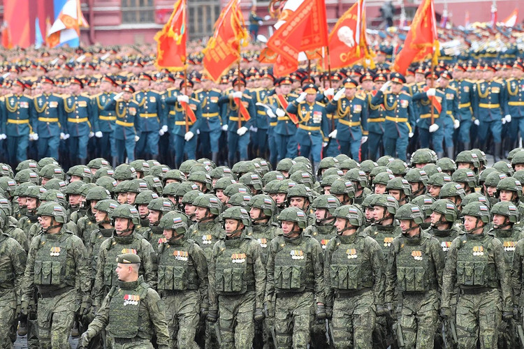 Truc tiep: Le duyet binh Ngay chien thang 9/5 tai Quang truong Do