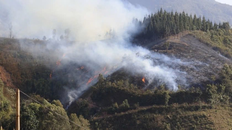 Dien Bien dang doi mat nguy co chay rung cap nguy hiem