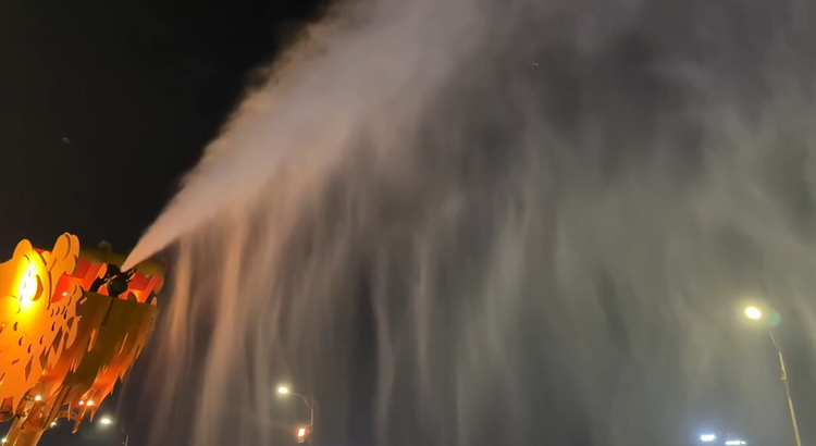 Da Nang: Du khach chen chan xem Rong phun lua don nam moi-Hinh-8