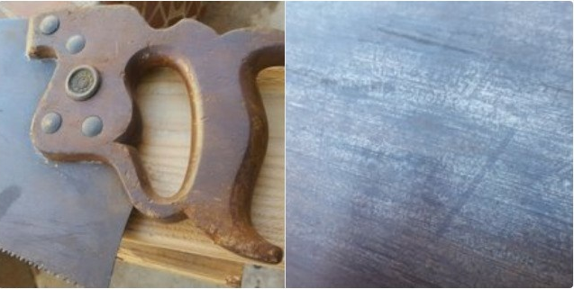 1. Chiếc cưa từ năm 1840: Món đồ công nghệ cổ này dù đã hơn 180 năm tuổi, vẫn hoạt động hoàn hảo và thậm chí vượt trội hơn các sản phẩm hiện đại. Lưỡi cưa sắc bén, thiết kế đơn giản nhưng hiệu quả, biến nó thành người bạn đồng hành trung thành của nhiều thế hệ thợ mộc. (Ảnh: Boredpanda)