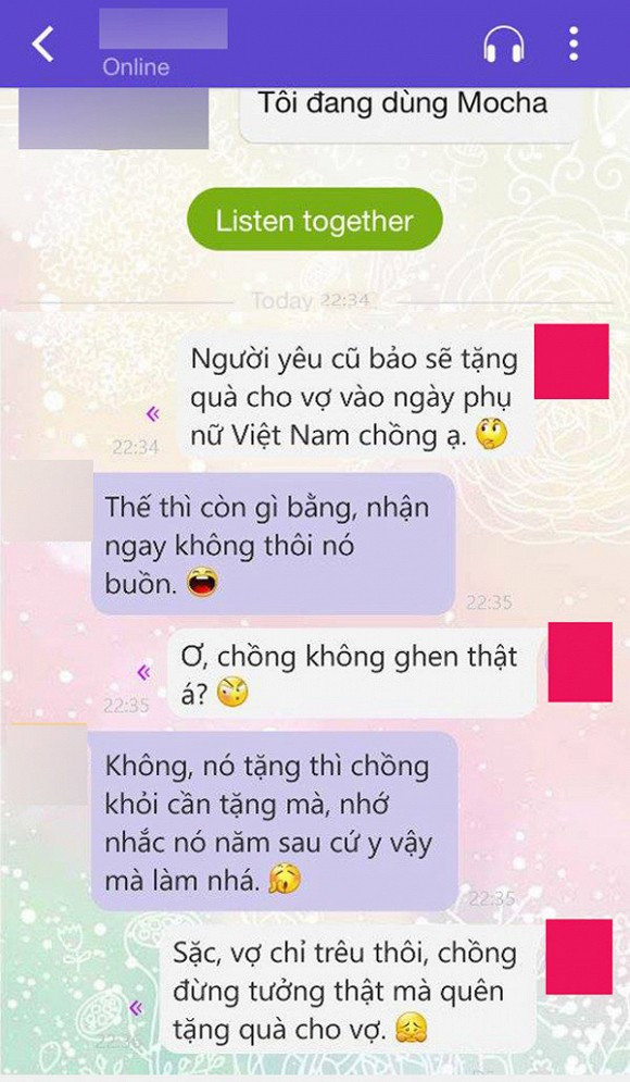Tin nhắn &apos;&apos;làm nũng&apos;&apos; của một cô vợ nhân ngày Phụ nữ Việt Nam 20/10.