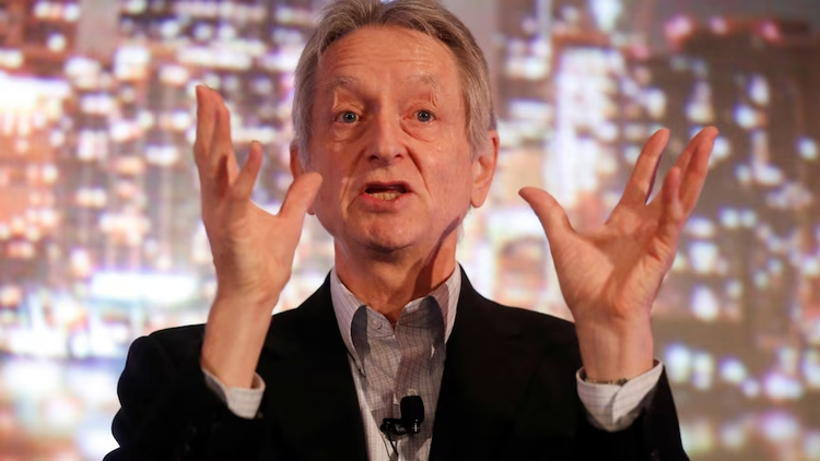 Geoffrey Hinton, nhà khoa học được mệnh danh là "cha đỡ đầu" của trí tuệ nhân tạo, cảnh báo có 10-20% khả năng AI gây tuyệt chủng loài người trong vòng 30 năm tới. (Ảnh: ABC)