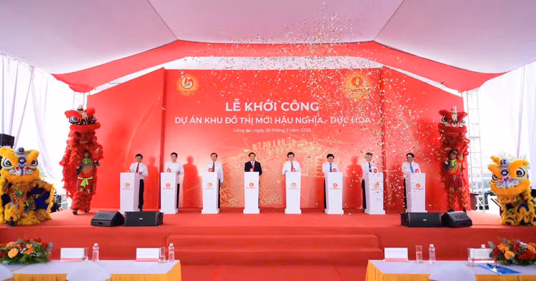 Vingroup khoi cong du an Vinhomes Green City tai Long An