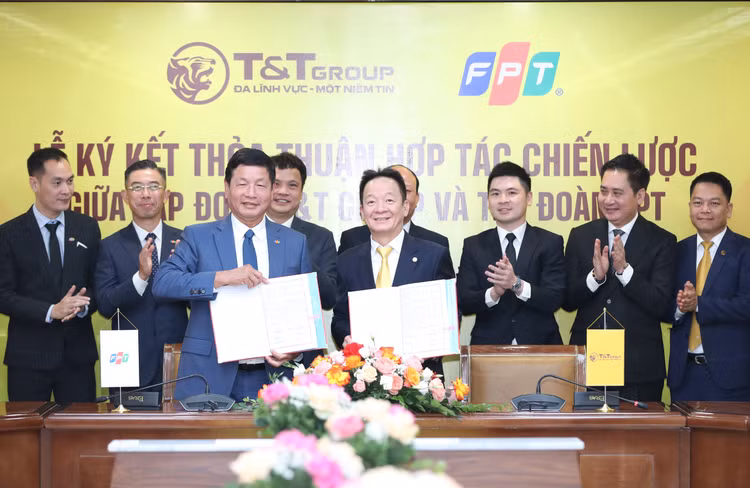 Tập đoàn T&T Group hợp tác chiến lược với Tập đoàn FPT Tap doan T&T Group hop tac chien luoc voi Tap doan FPT